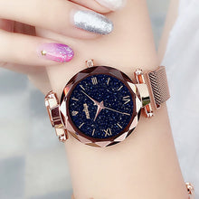 Load image into Gallery viewer, 2019 Women Watches Magnetic Starry Sky Female Clock Quartz Wristwatch Fashion Ladies Wrist Watch reloj mujer relogio feminino