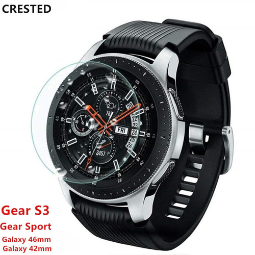 Gear S3 Frontier glass For Samsung Galaxy watch 46mm 42mm Gear Sport band S2 Classic Screen Protector 9H 2.5D S 3 Tempered glass