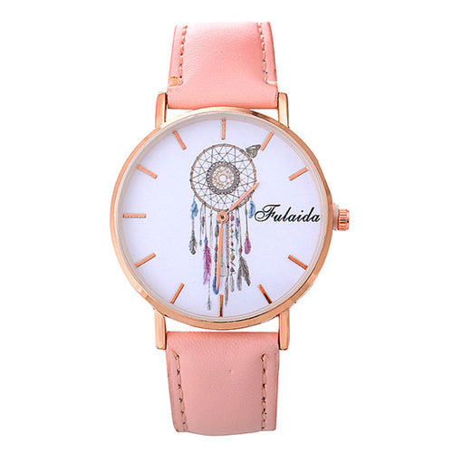 FULAIDA quality women's watch fashion personality dream catcher pattern quartz watch fashion watch