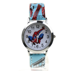 Ben 10 Cartoon Children Watch Leather Quartz Kids Watches Child Wrist For Boys Students Sports Clock Relogio Hombre